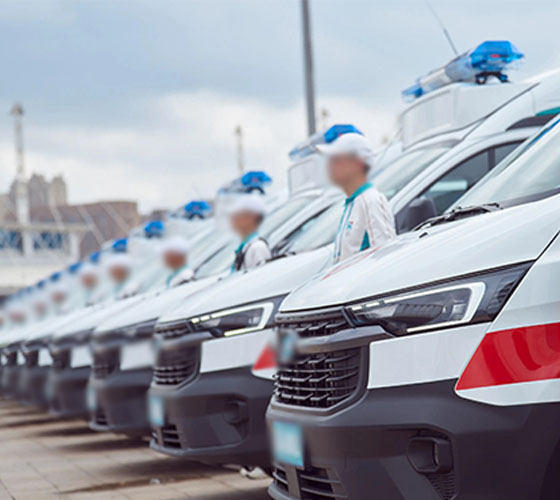 萨迦县服务车队展示